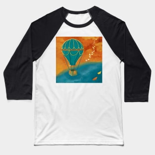 Hot Air Ballon - Never ending journey Baseball T-Shirt